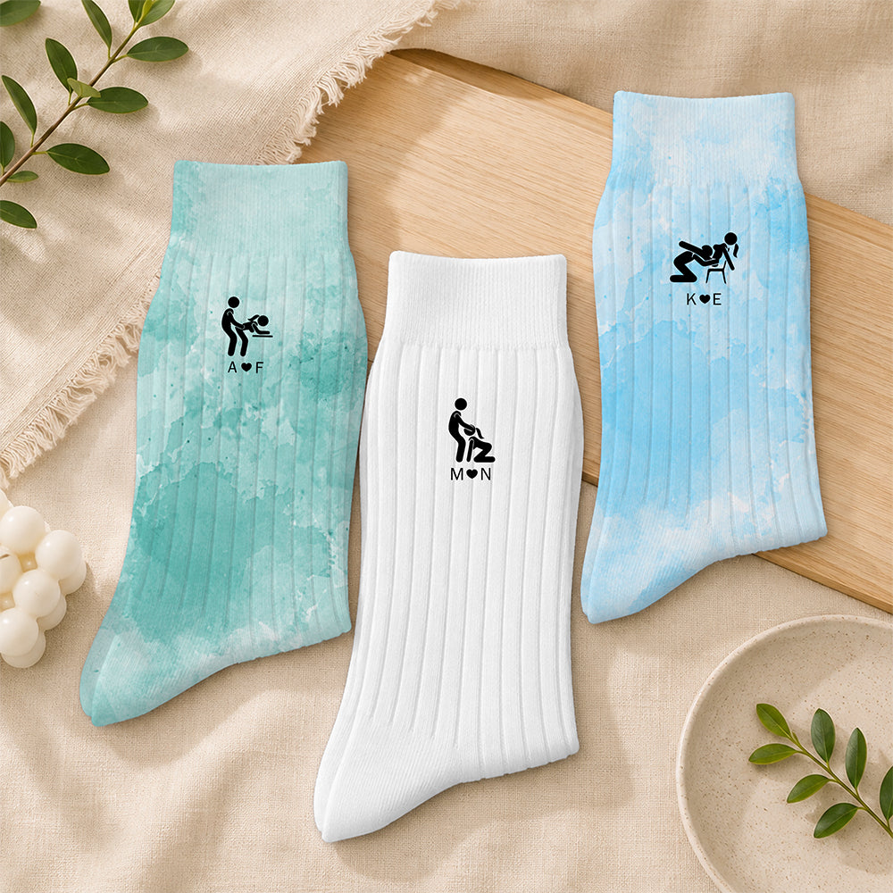 Personalized Funny Adult Socks For Boyfriend Girlfriend TH10 170705