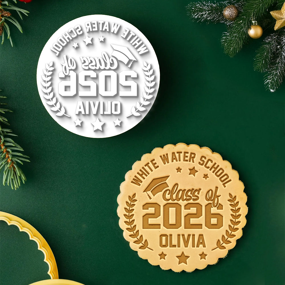 Personalized Class of 2026 Graduation Cookie Stamp, Personalized Graduation Party Gift HA75 921098