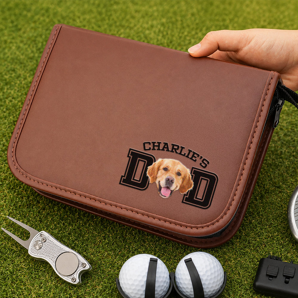 Custom Photo Dog Cat Dad Mom Print Golf Gift Set HA75 921322
