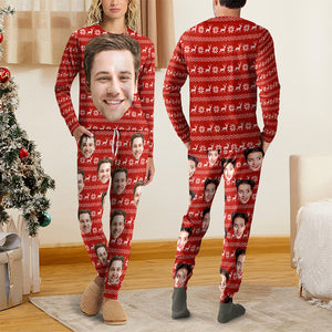 Custom Face Photo With Christmas Accesories Sleepwear CH07 899156