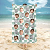 Custom Baby Face Best Dad Ever, Best Mom Ever Beach Towel - Personalized Pet Lover Gift TH10 169931