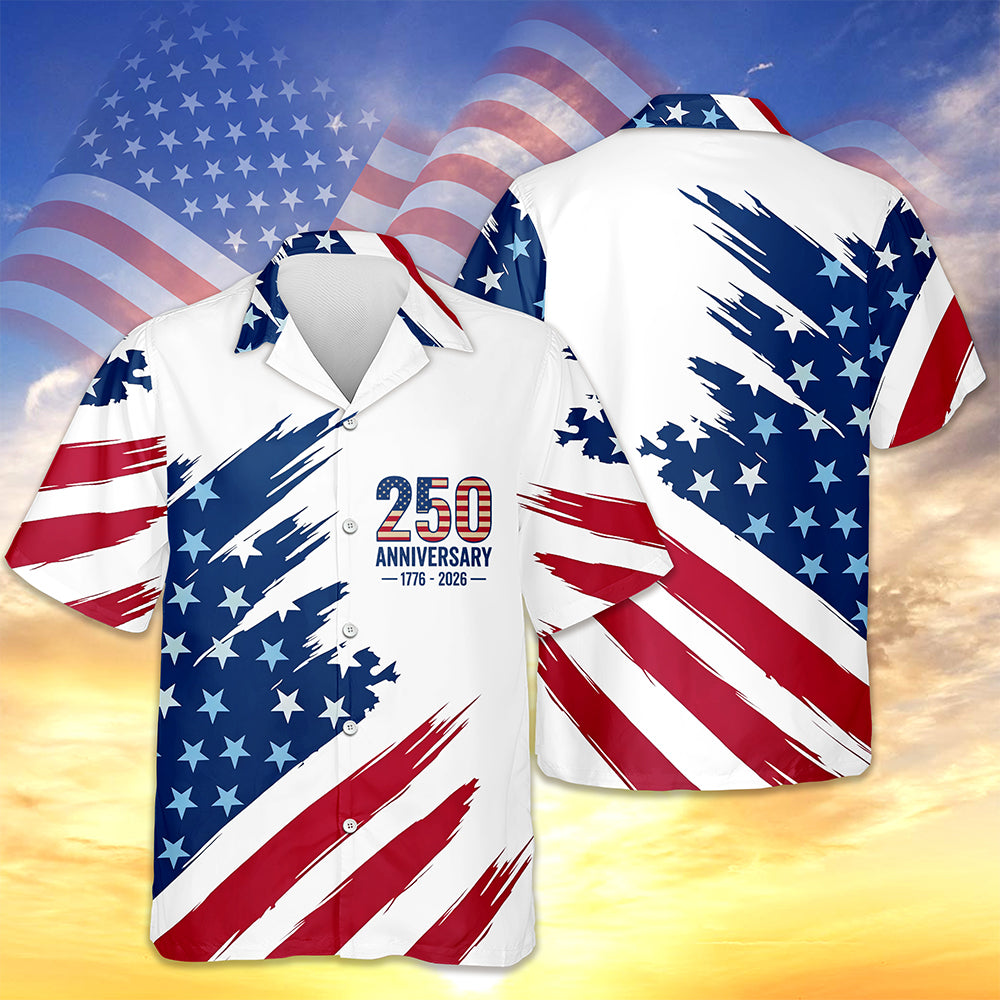 America’s Anniversary 250th 1776-2026 Patriotic Independence Day Hawaii Shirt HA75 921608