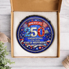 Custom Family Name America's 250th Semiquincentennial Years Of Independence Stained Glass Suncatcher TH10 898735