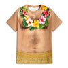 Personalized Men Hawaiian Abs Muscle, Hairy Body Funny 3D Shirt HA75 921838