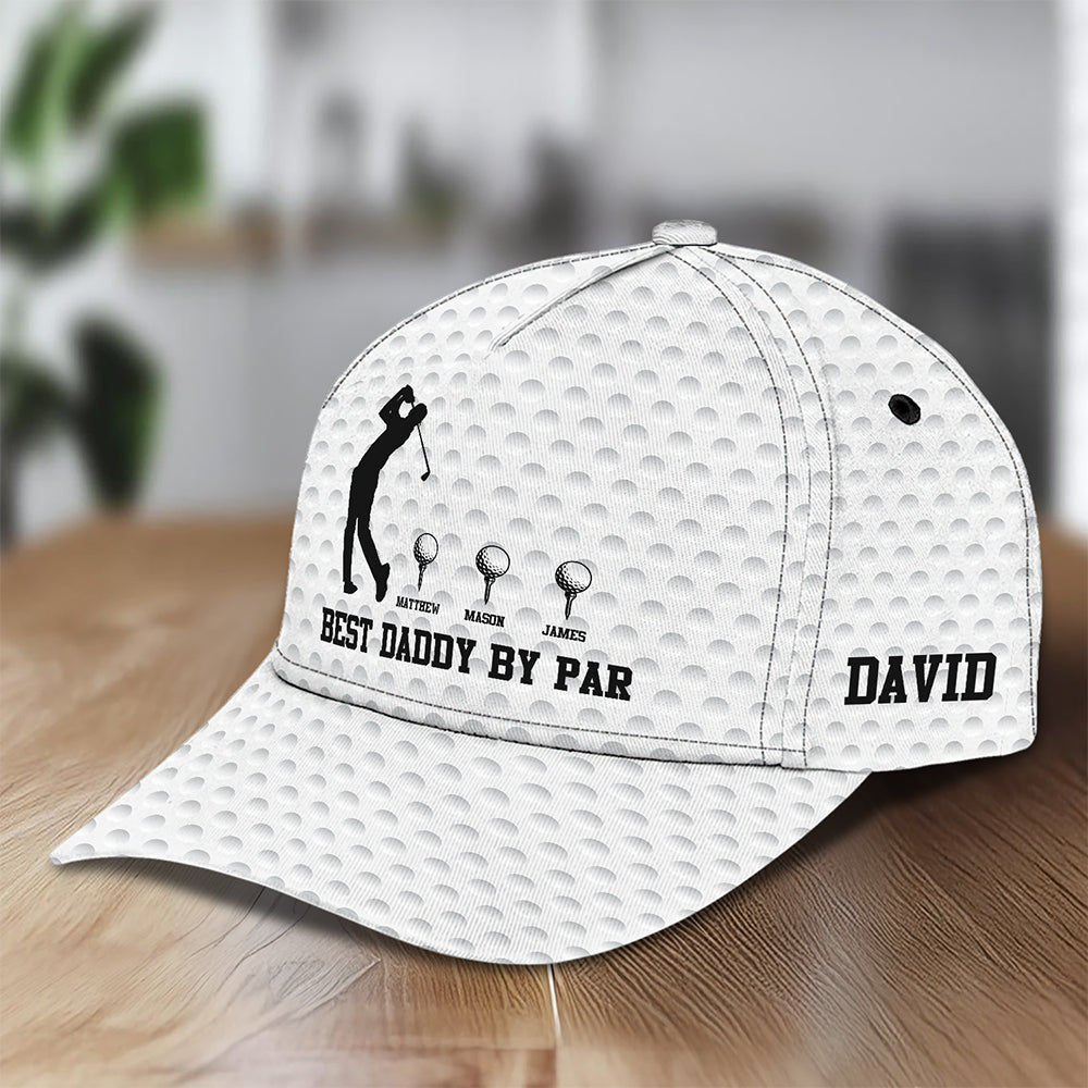 Personalized Best Dad By Par Golf AOP Classic Cap Father's Day Gift CH07 911450