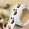 Personalized Couple Photo Roll Stickers, Custom Wedding Stickers, Engagement, Bridal Shower, Wedding Favor Labels HA75 921830