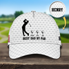 Personalized Best Dad By Par Golf AOP Classic Cap Father's Day Gift CH07 911450