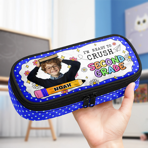 Custom Kid Photo I am Ready To School Personalized Pencil Case Back To School Gift CH07 896206
