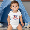 Custom Name Born in 2026 America’s 1776-2026 250th Year Embroidered Effect Baby Onesie LM32 669207