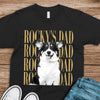 Personalized Vintage Photo Dog Dad, Dog Mom, Cat Dad, Cat Mom Dark Shirt HA75 921560