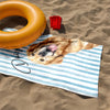 Custom Dog Portrait Beach Towel - Personalized Pet Lover Gift CH07 911466