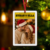 Custom Photo Our First Christmas Couple Wood Ornament HO82 903366