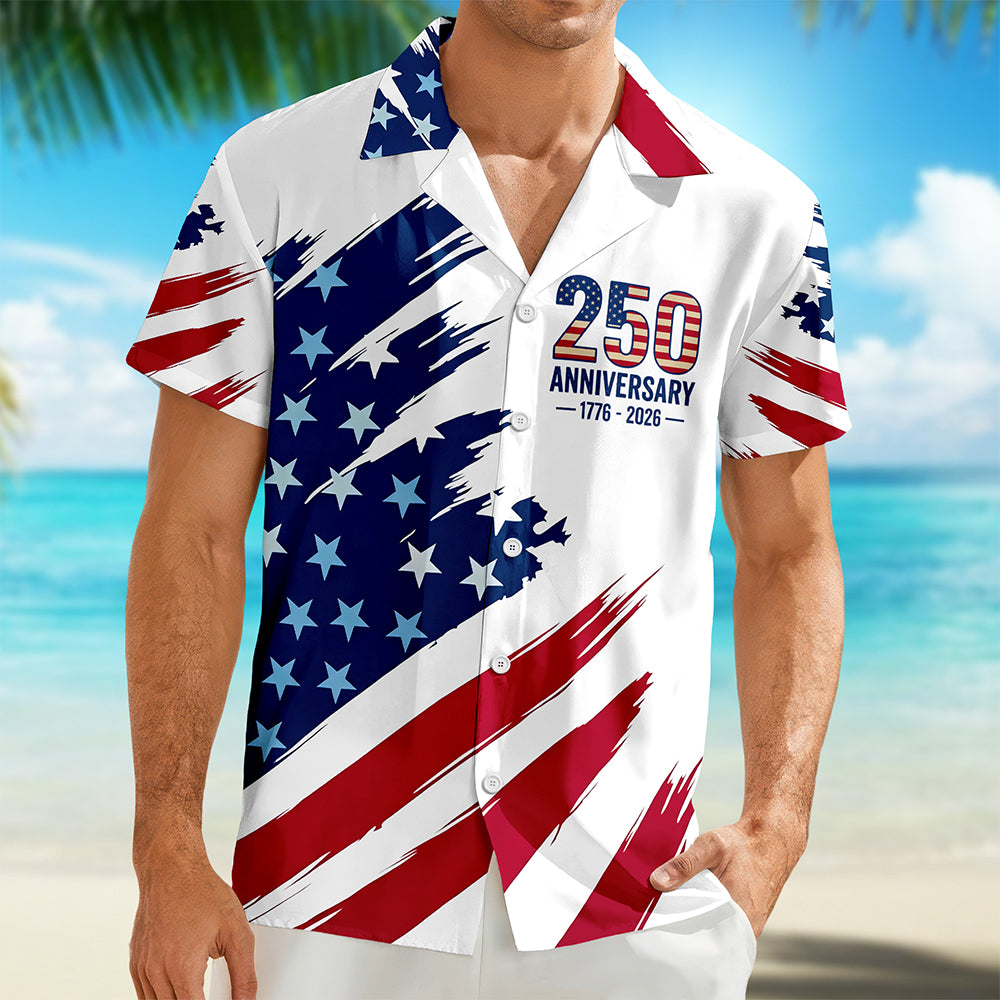 America’s Anniversary 250th 1776-2026 Patriotic Independence Day Hawaii Shirt HA75 921608