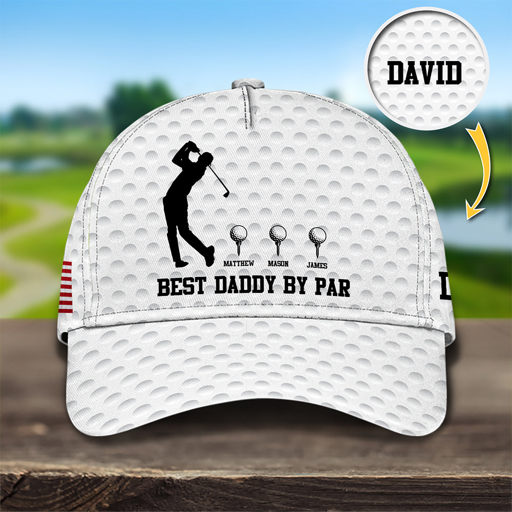 Personalized Best Dad By Par Golf AOP Classic Cap Father's Day Gift CH07 911450