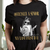 Personalised Vintage Photo And Year Senior - Officially A Senior - My Last First Day Dark Shirt HA75 922076