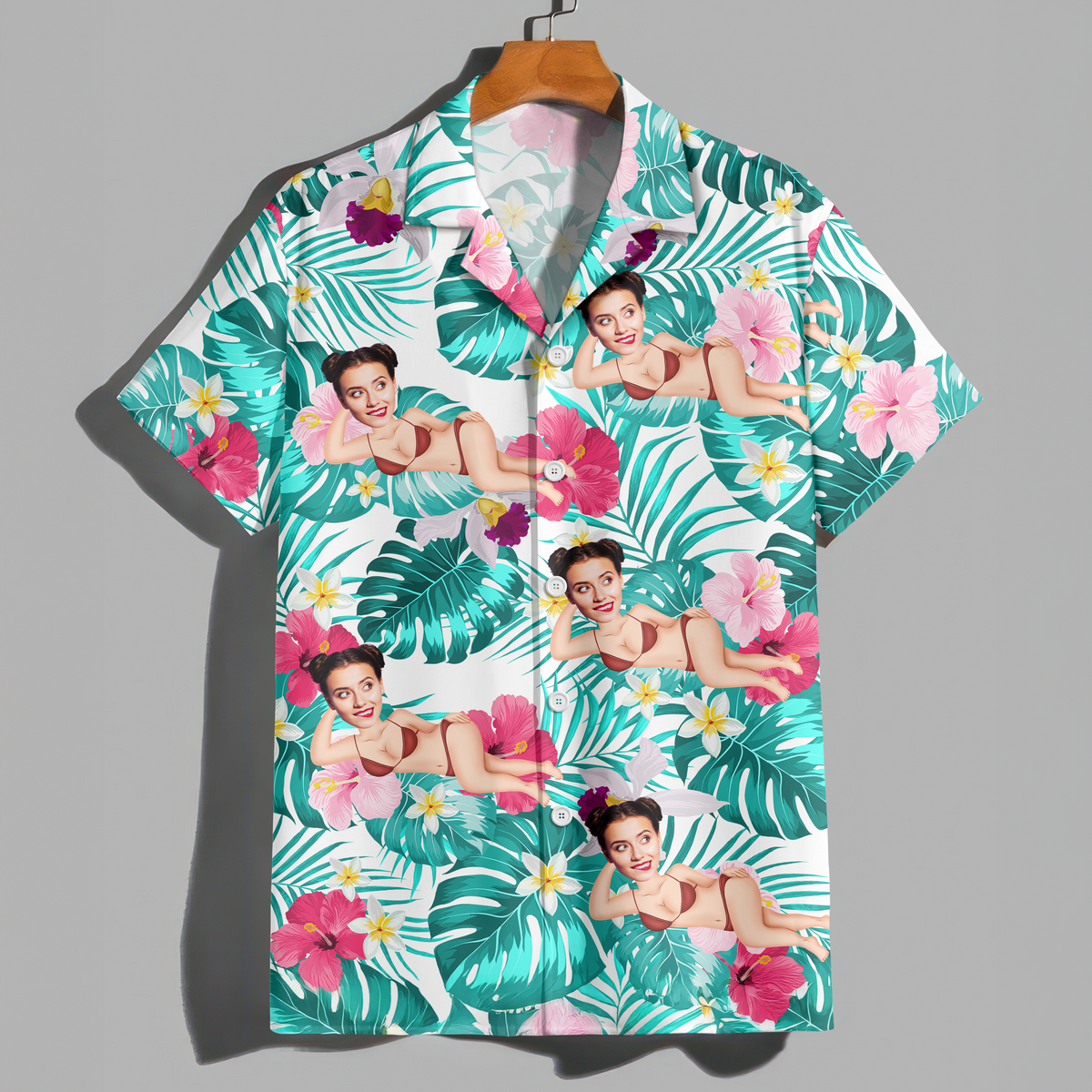 Custom Face Funny Hawaii Shirt Gifts For Husband, Boyfriend HA75 892718