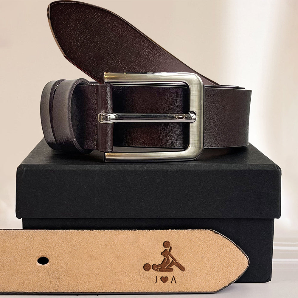 Personalized Funny Adult Belt Naughty Gift For Husband Boyfriend CH07 180388
