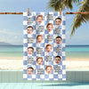 Custom Baby Face Best Dad Ever, Best Mom Ever Beach Towel - Personalized Pet Lover Gift TH10 169931