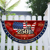 Custom Family Name 250 United States Of America 1776-2026 Non-Pleated Fan Flag CH07 911902