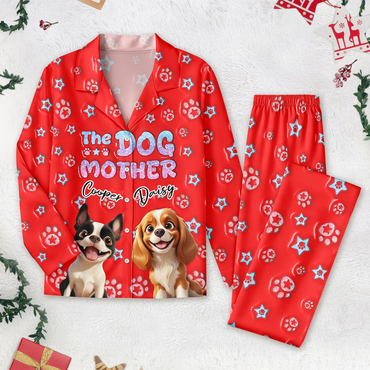 Custom Baby Dog The DogMother 3D Effect Pajamas For Dog Lovers LM32 895937