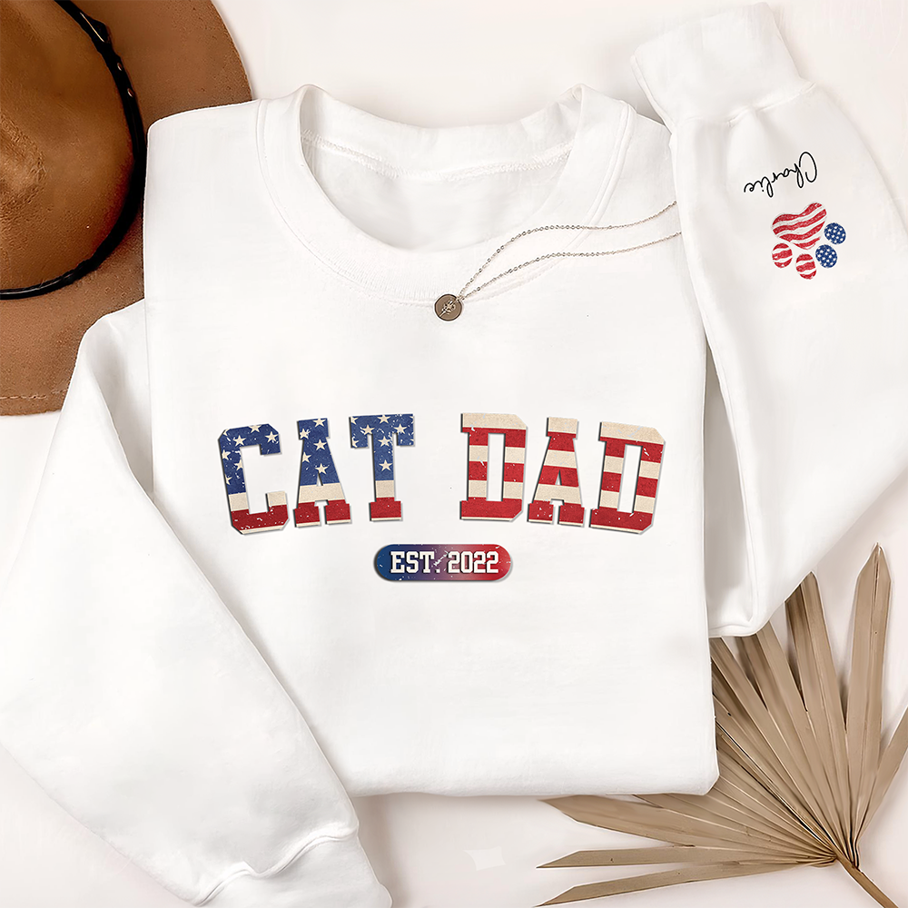 I'm A Cool Dog Mama - Dog Personalized Sweatshirt With Design On Sleeve HA75 920028