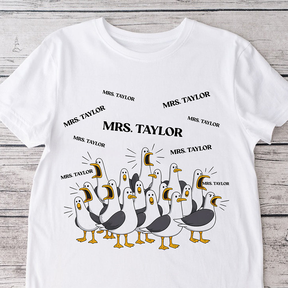 Custom Teacher Name Certified Chaos Coordinator Bright Shirt TH10 170523