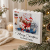 Custom Photo Merry Christmas Building Blocks Ornament TH10 170647