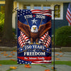 Custom Family Name 250 Years Of Freedom America 1776-2026 Eagle Garden Flag CH07 910648