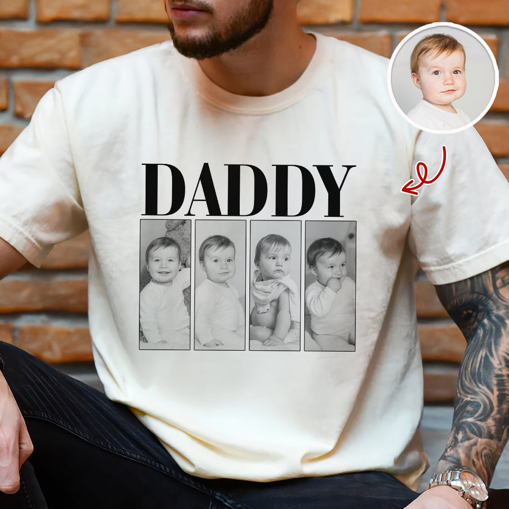 Custom Photo Daddy Mommy Personalized Comfort Shirt Gift For Dad Mom HA75 897650