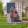 Custom Photo My Cat Loves America 250 Years of Freedom Patriotic Garden Flag HA75 898910