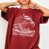 Personalized Vintage Bald Eagle USA 250 Independence Day Comfort Shirt LM32 669041