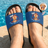 Custom Dog Photo Forever In My Heart Memorial Slide Sandals HO82 902602