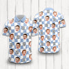 Custom Baby Face Best Dad, Mom Ever Polo Shirt HA75 921456