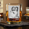 Custom Photo Father Of The Bride, Groom Engraved Rock Glass Gift For Father's Day LM32 668939