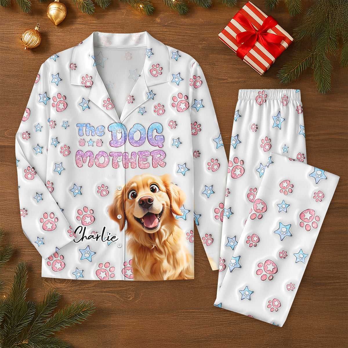 Custom Baby Dog The DogMother 3D Effect Pajamas For Dog Lovers LM32 895937