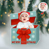 Custom Kid Photo Merry Christmas Acrylic Ornament HO82 900012