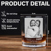 Custom Photo Father Of The Bride, Groom Engraved Rock Glass Gift For Father's Day LM32 668939