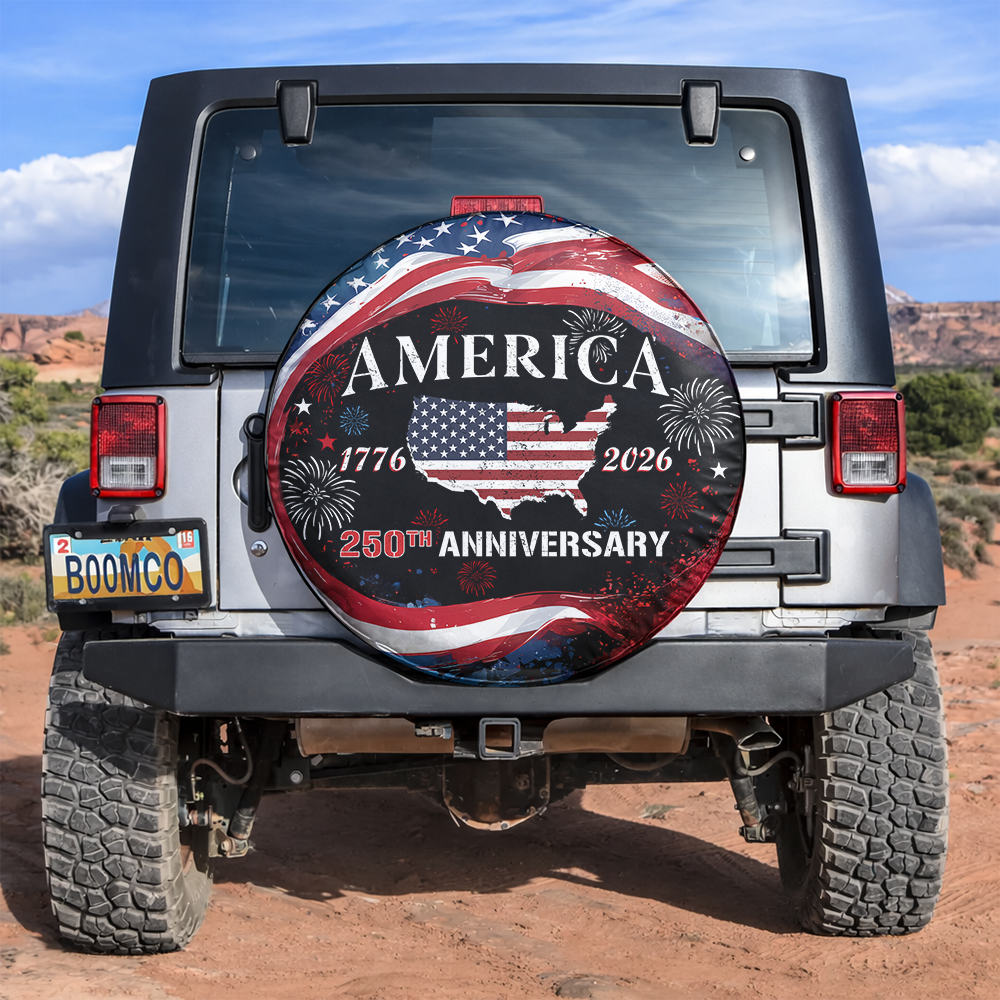 America 250th Anniversary Tire Cover Gift for Family HA75 920838