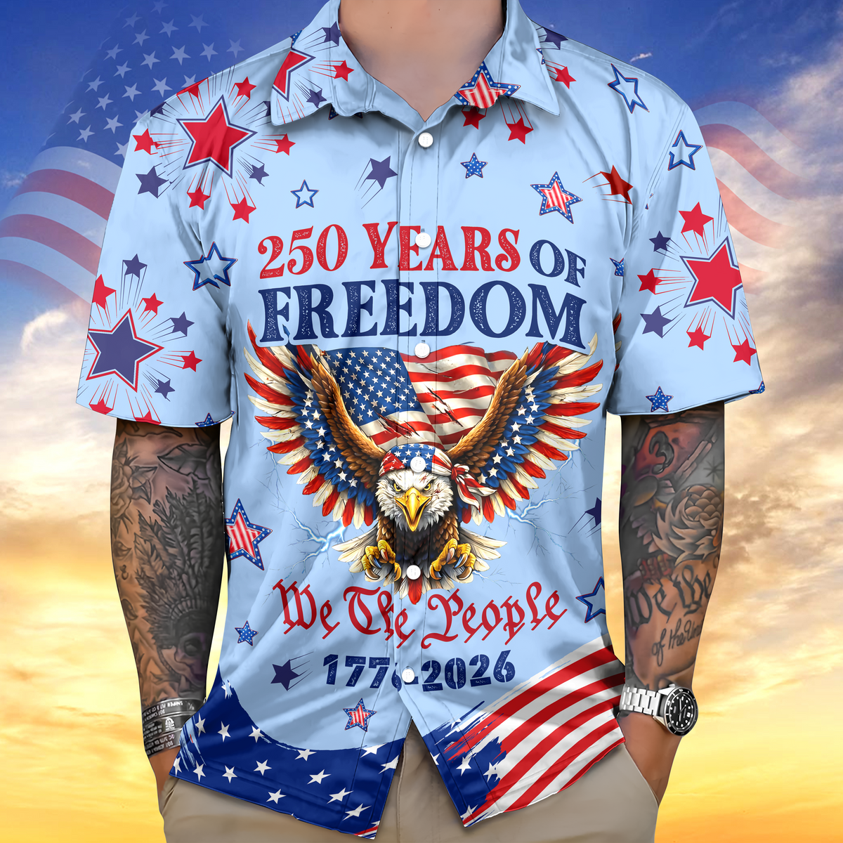 We The People - Honoring 250 Years of Freedom 1776-2026 Hawaii Shirt CH07 910412