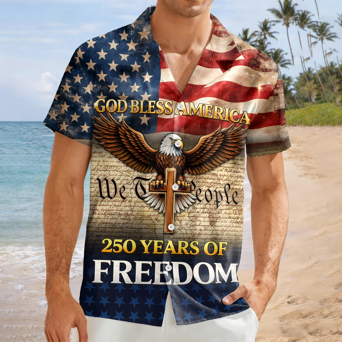 250 Years of Freedom - God Bless America Hawaii Shirt CH07 910492
