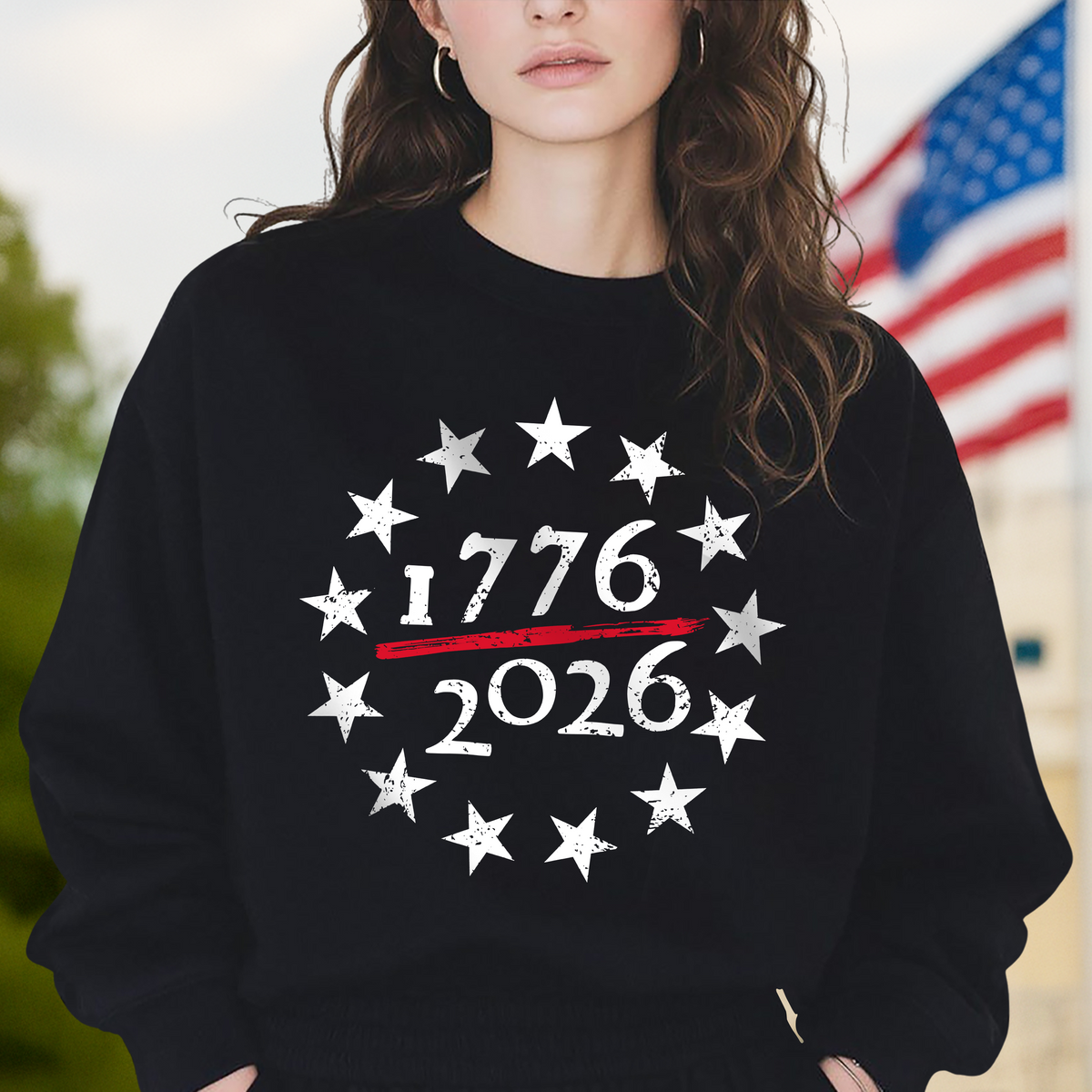 1776 - 2026 USA 250th Anniversary Dark Shirt HA75 898048