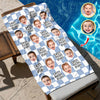 Custom Baby Face Best Dad Ever, Best Mom Ever Beach Towel - Personalized Pet Lover Gift TH10 169931