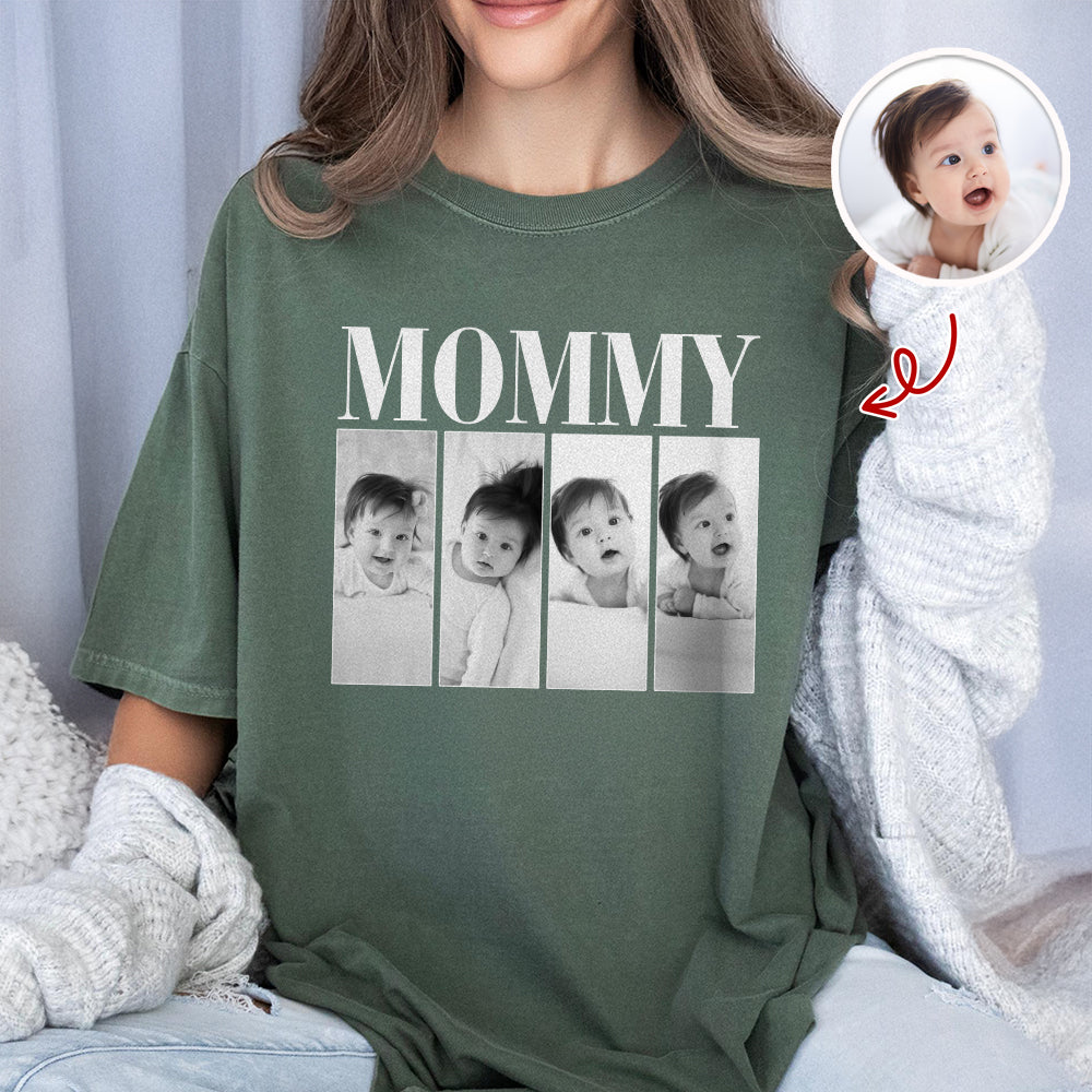 Custom Photo Daddy Mommy Personalized Comfort Shirt Gift For Dad Mom HA75 897650