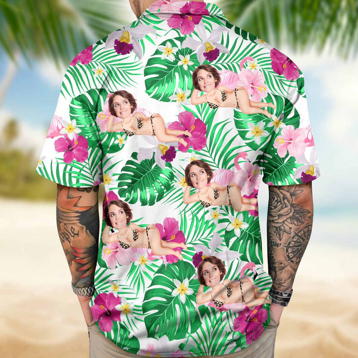 Custom Face Funny Hawaii Shirt Gifts For Husband, Boyfriend HA75 892718