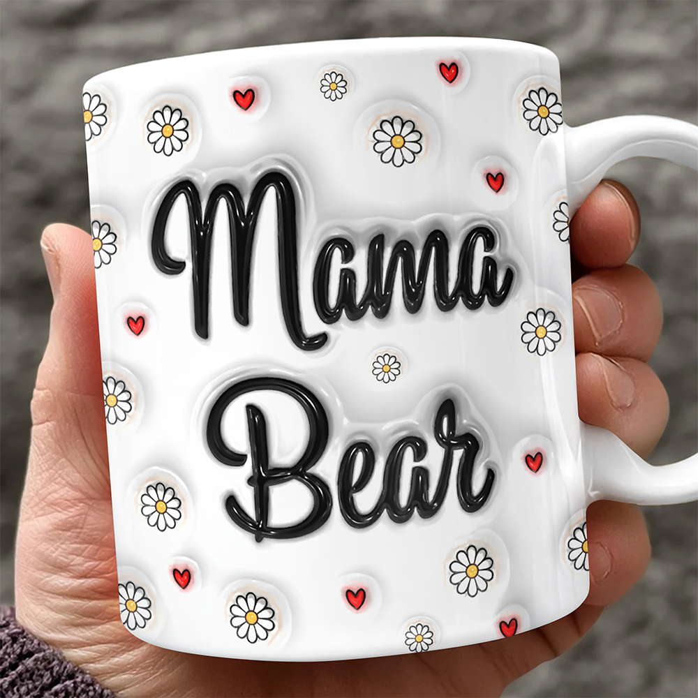 Personalized Mama Bear With Kid 3D Effect Mug Gift For Mother's Day TH10 169215