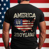 250 Years America Anniversary 250th Independence Day Back Side Dark Shirt HA75 897352