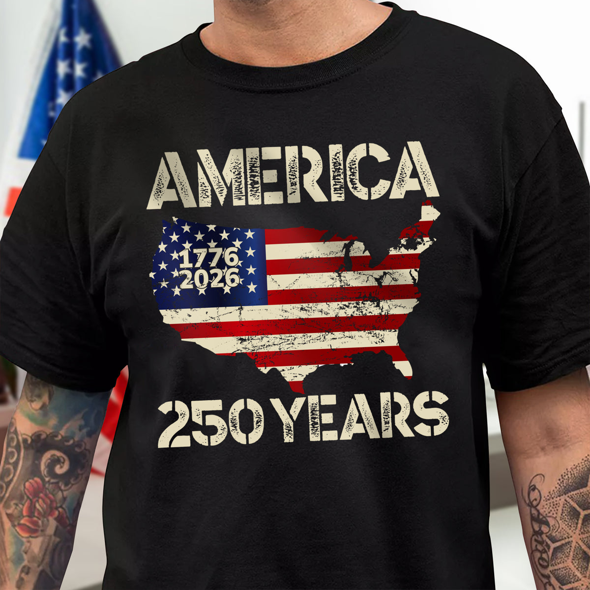 250 Years America Anniversary 250th Independence Day Dark Shirt HA75 897364