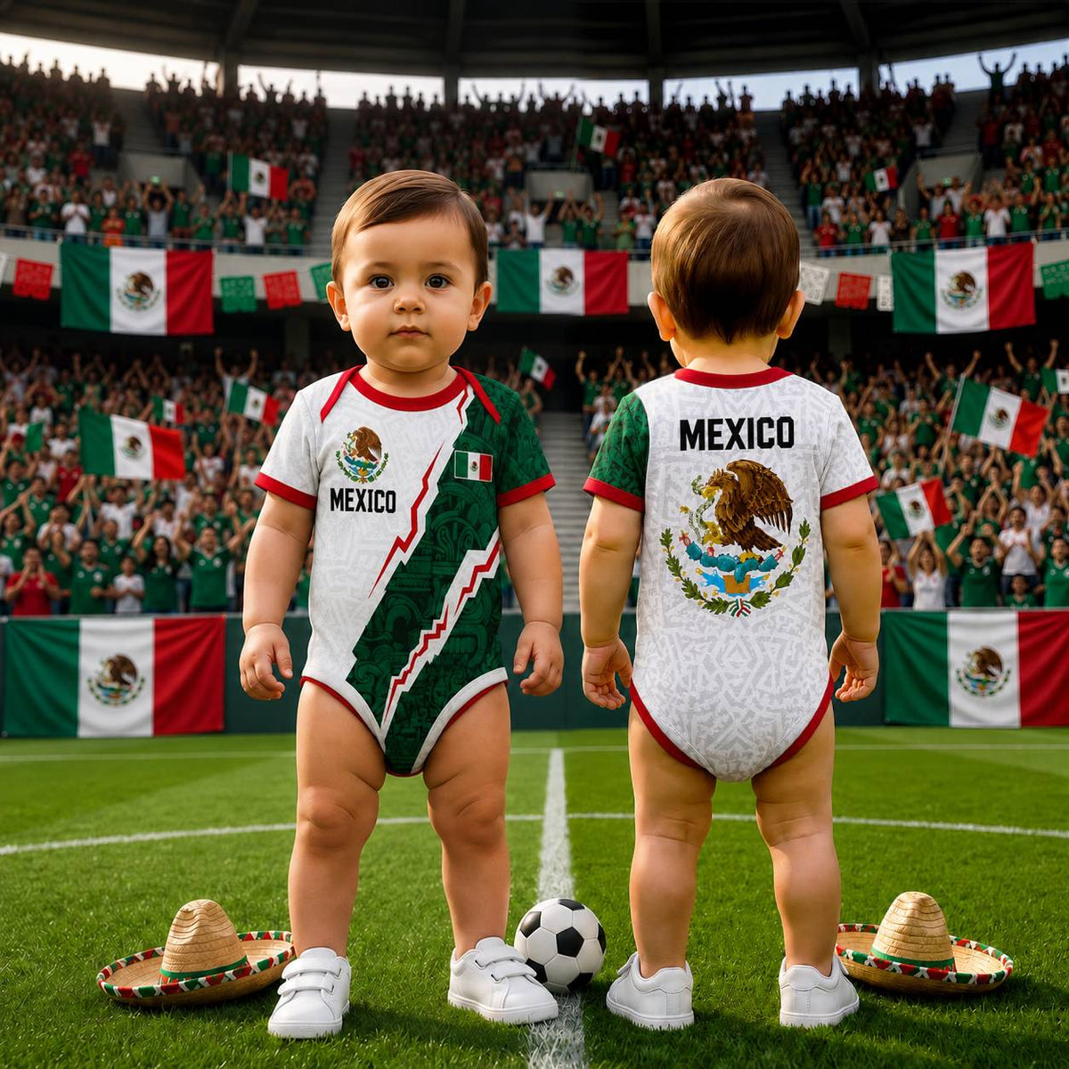 Mexico World Football Soccer Baby Onesie - Gift For Sport Lovers HA75 921808