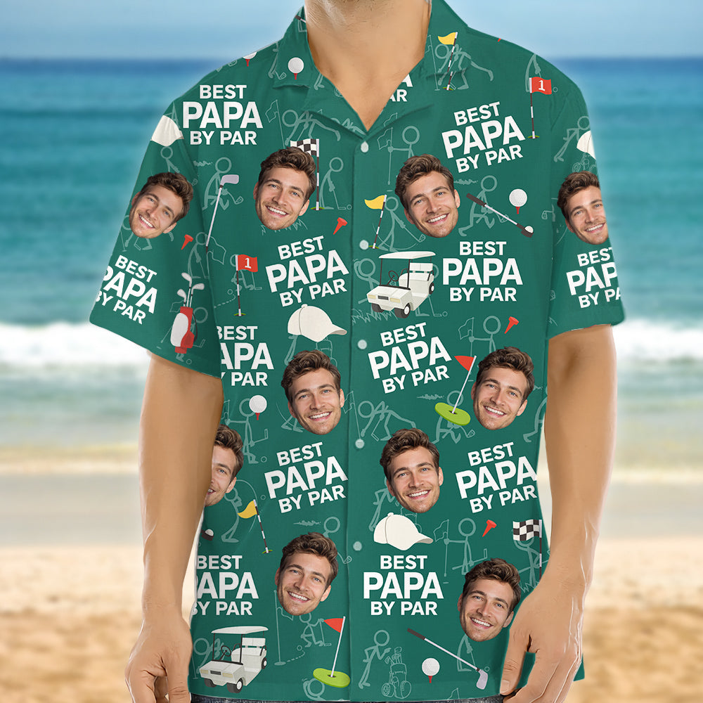 Custom Photo Best Dad By Par Familly Hawaii Shirt HO82 893748
