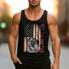 Best Dog Dad Ever Upload Photo Dog US Flag Tanktop HA75 921574